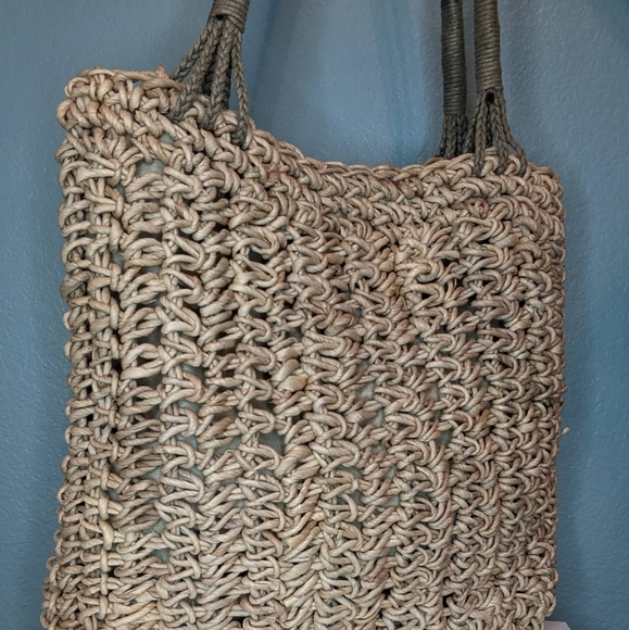 Cappelli Straw World woven shoulder tote - Picture 2 of 4